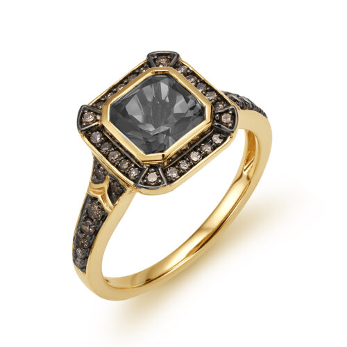 Pierścionek diamentami LM-RR46095
