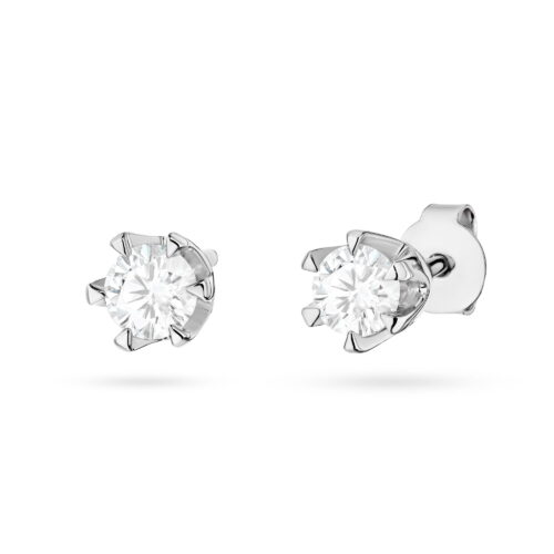 Kolczyki K0220 Diament Laboratoryjny 2 x 0,30ct białe złoto