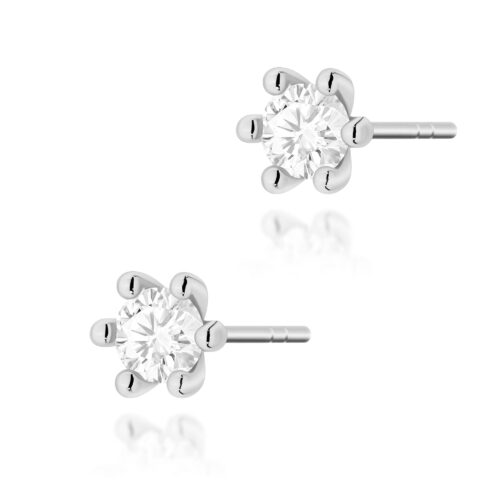 Kolczyki K0222 Diament 2 x 0,30ct białe złoto