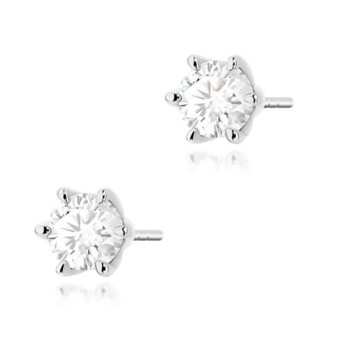 Kolczyki K0575 Diament 2 x 0.70ct białe złoto
