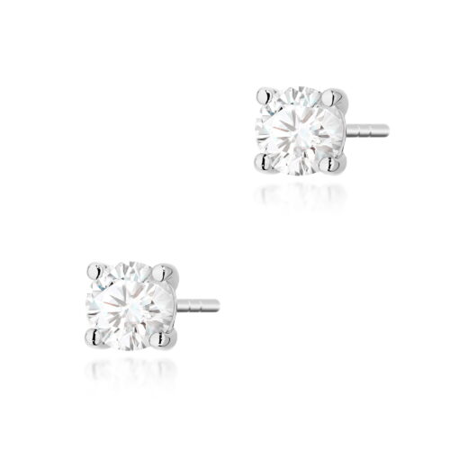 Kolczyki K0577 Diament 2 x 0.50ct białe złoto