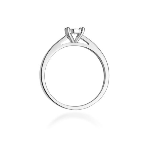 Pierścionek W0007 Diament Laboratoryjny 0,08ct białe złoto