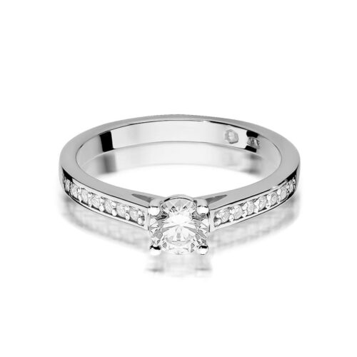 Pierścionek W0052 Diament 0,50ct białe złoto