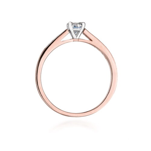 Pierścionek W0052 Diament 0,30ct różowe złoto