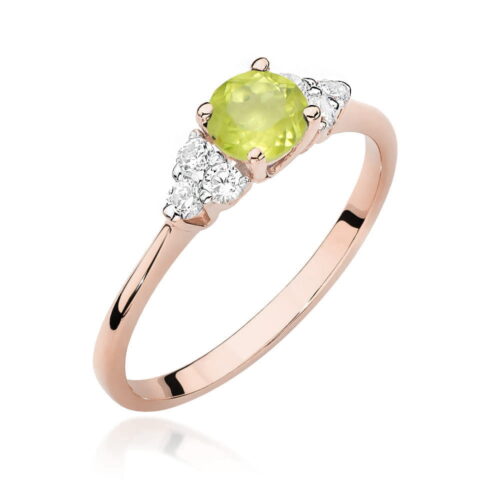 Pierścionek W0451 Oliwin 0,60ct różowe złoto