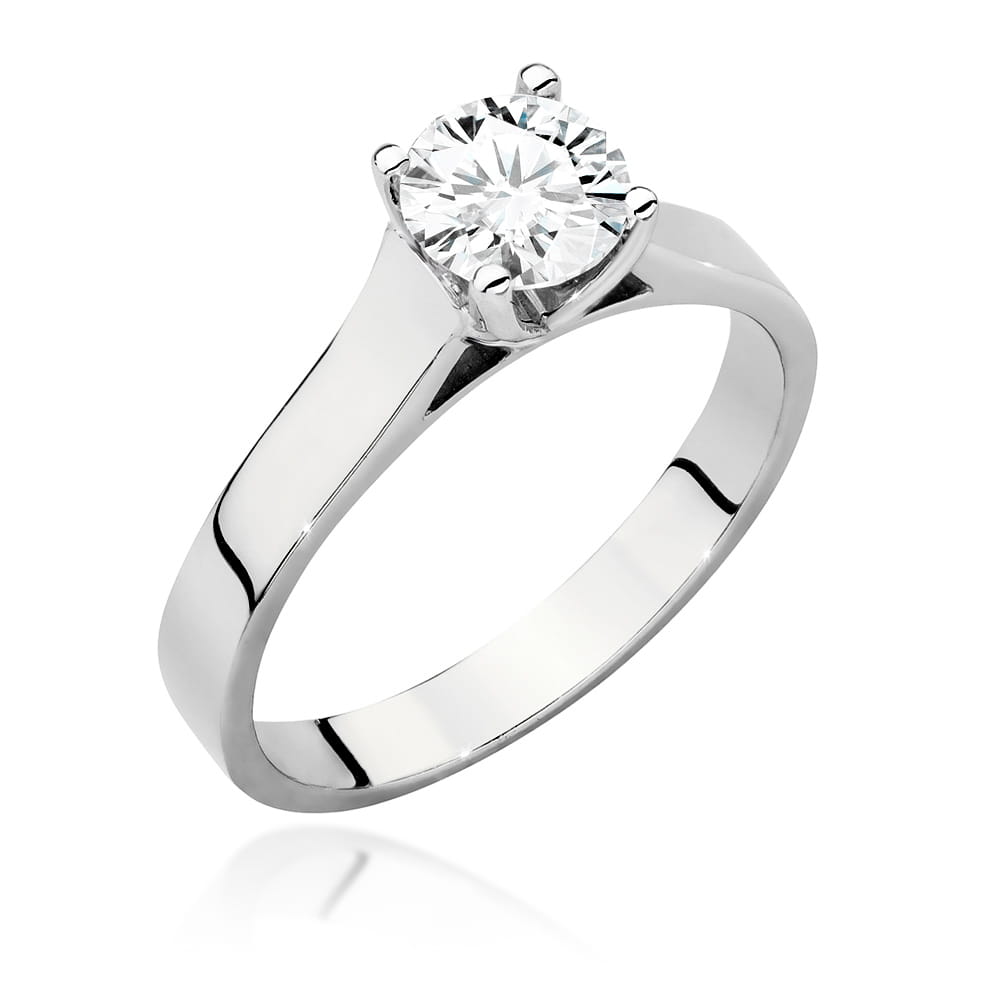 Pierścionek W0526 Diament 0,70ct białe złoto