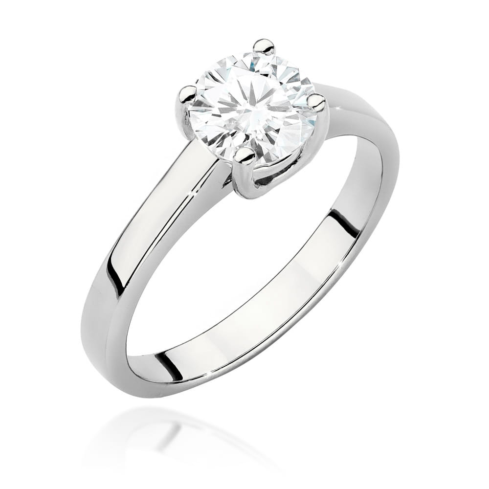 Pierścionek W0544 Diament 1,00ct białe złoto