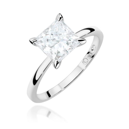 Pierścionek W0690 Diament Laboratoryjny 2,00ct białe złoto