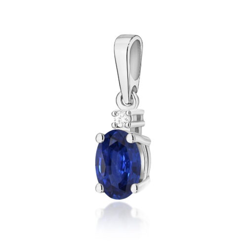 Zawieszka Z0001 Szafir 0,70ct białe złoto