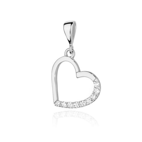 Zawieszka Z0018 z diamentami białe złoto