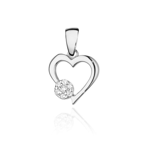 Zawieszka Z0021 Diament 0,0145ct białe złoto