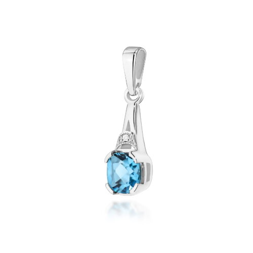 Zawieszka Z0040 Topaz Swiss 1,10ct białe złoto