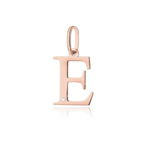 Zawieszka Z0069 Diament 0,005ct - litera E - różowe złoto