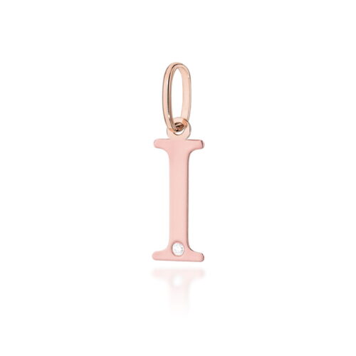 Zawieszka Z0069 Diament 0,005ct - litera I - różowe złoto