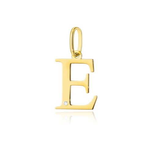 Zawieszka Z0069 Diament 0,005ct - litera E - żółte złoto