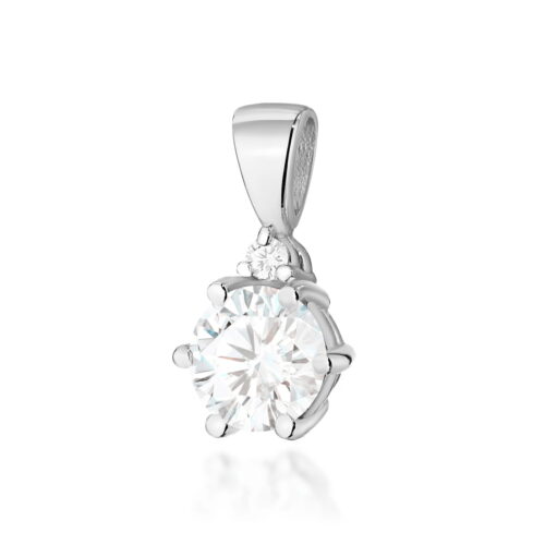 Zawieszka Z0076 Biały Szafir 0,60ct białe złoto