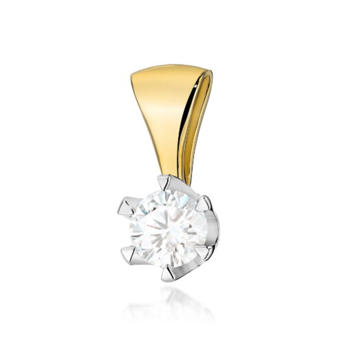 Zawieszka Z0220 Diament 0,70ct żółte złoto
