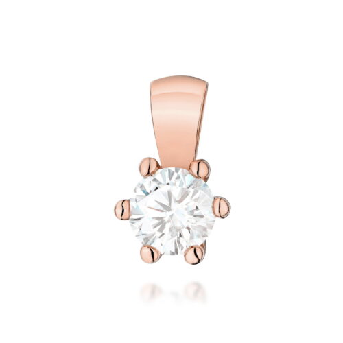Zawieszka Z0222 Diament Laboratoryjny 0,30ct różowe złoto