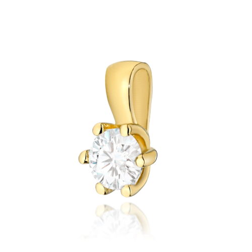 Zawieszka Z0222 Diament 0,30ct żółte złoto