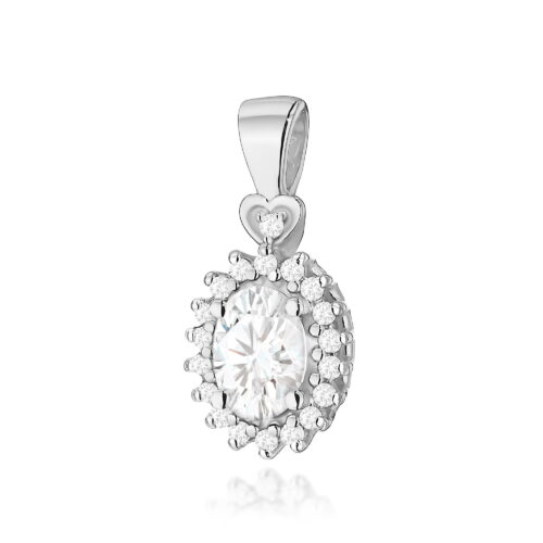 Zawieszka Z0312 Diament Laboratoryjny 0,40ct białe złoto