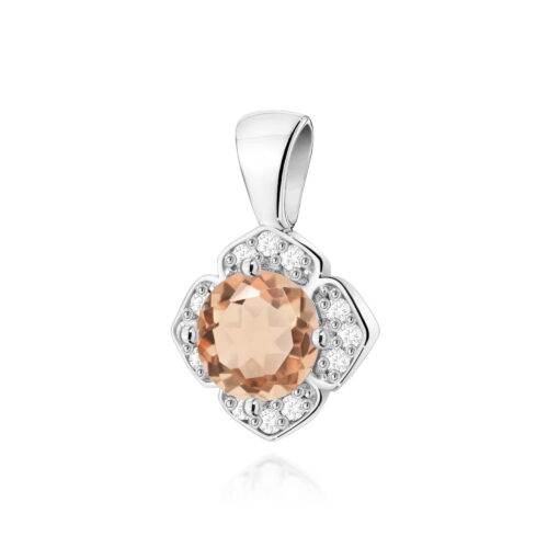 Zawieszka Z0571 Morganit 0,40ct białe złoto