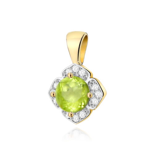 Zawieszka Z0571 Oliwin 0,60ct żółte złoto
