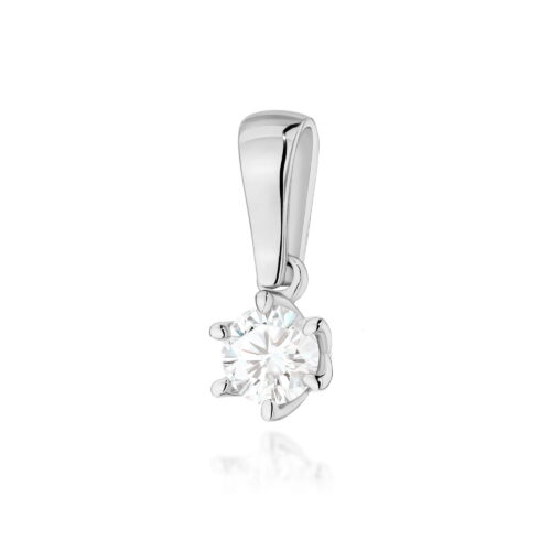 Zawieszka Z0575 Diament 0,30ct białe złoto
