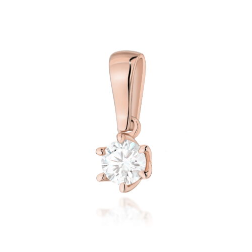 Zawieszka Z0575 Diament Laboratoryjny 0,30ct różowe złoto