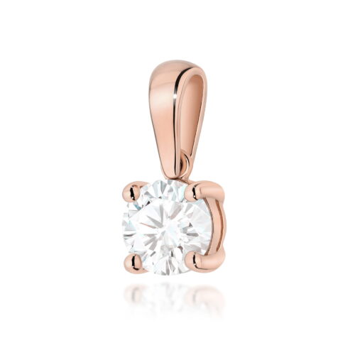 Zawieszka Z0576 Diament 1,00ct różowe złoto