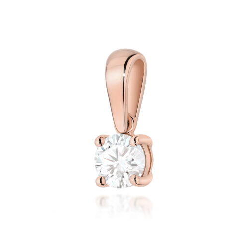 Zawieszka Z0576 Diament Laboratoryjny 0,70ct różowe złoto