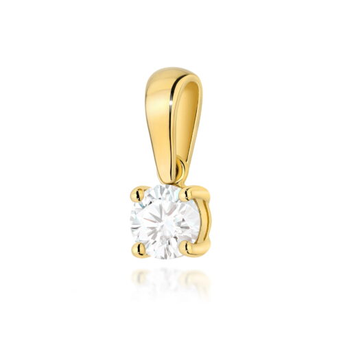 Zawieszka Z0576 Diament 0,70ct żółte złoto