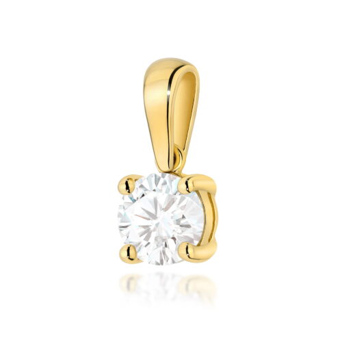 Zawieszka Z0576 Diament Laboratoryjne 1,00ct żółte złoto